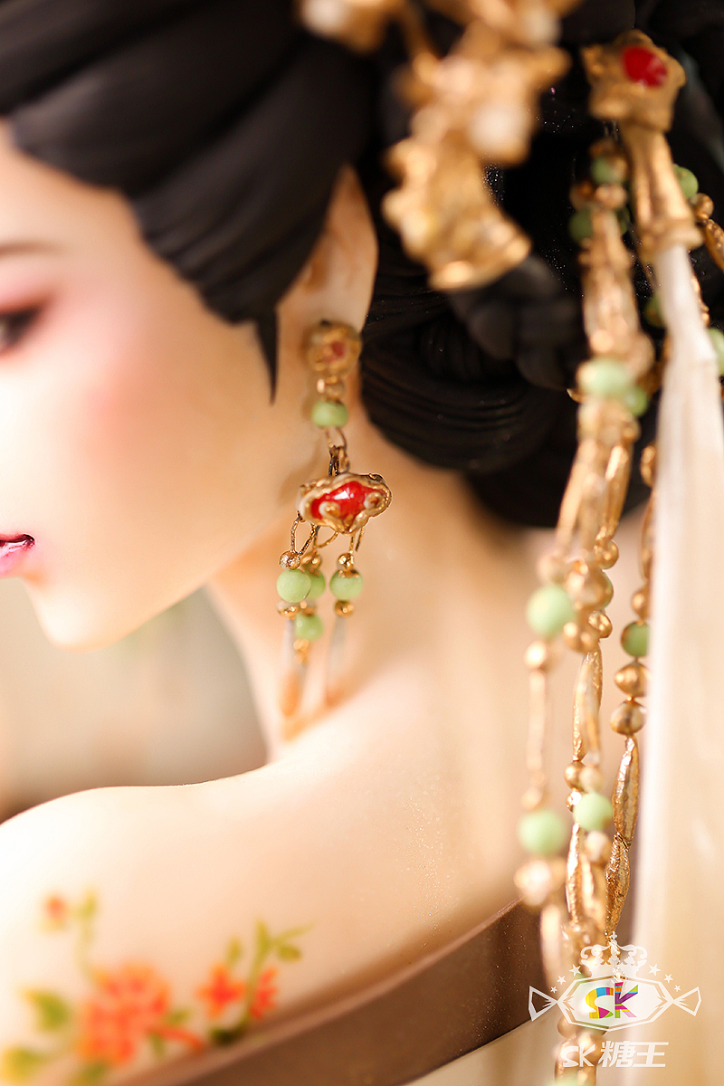 可以吃的手办纯手工制作国风翻糖人偶蛋糕花舞霓裳