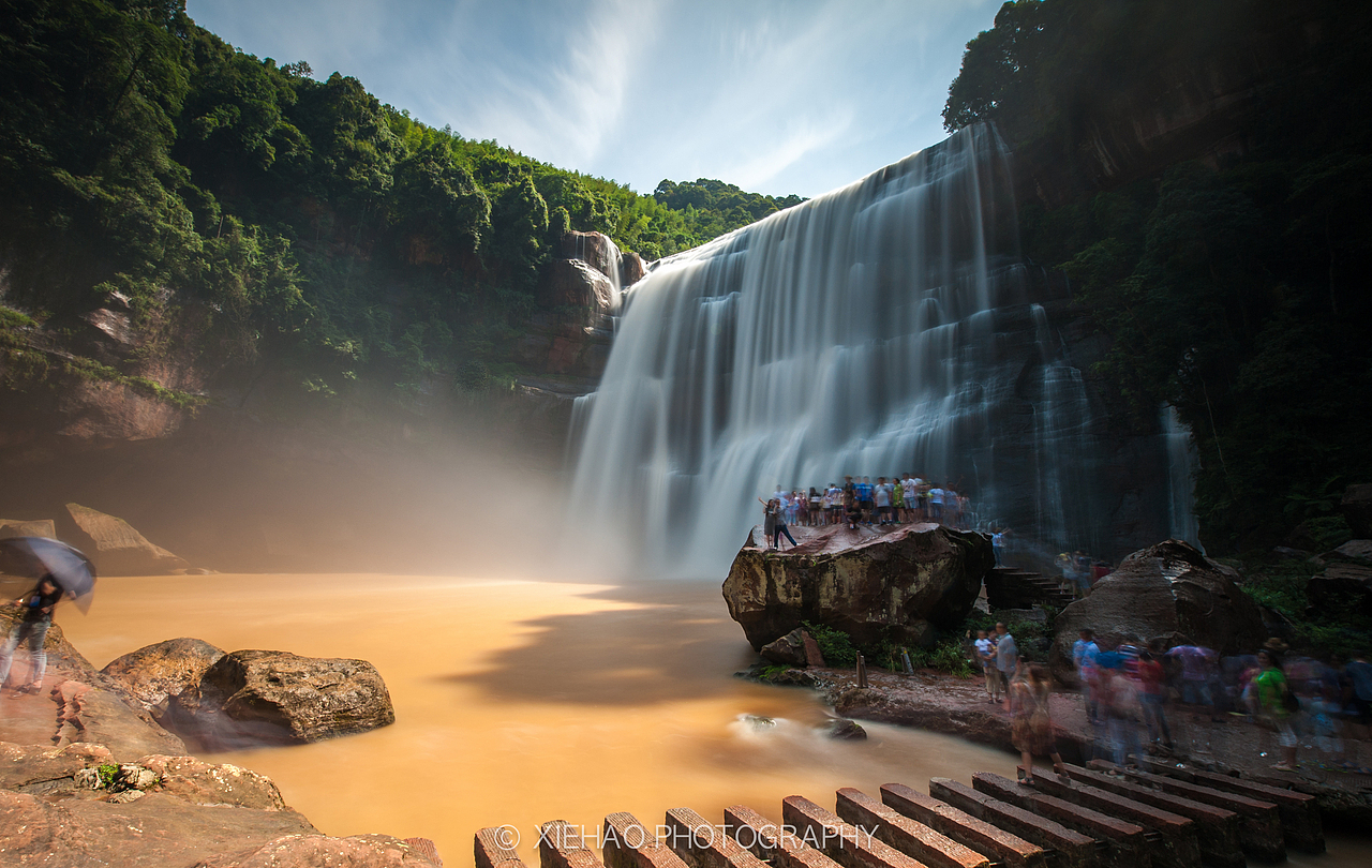 夏日赤水市---四洞溝大瀑布、十丈洞大瀑布（圖ZNTUxMDYzMTI=） - 風光攝影 - 站酷設計師肥皂233原創(chuàng)素材 - 站酷ZCOOL