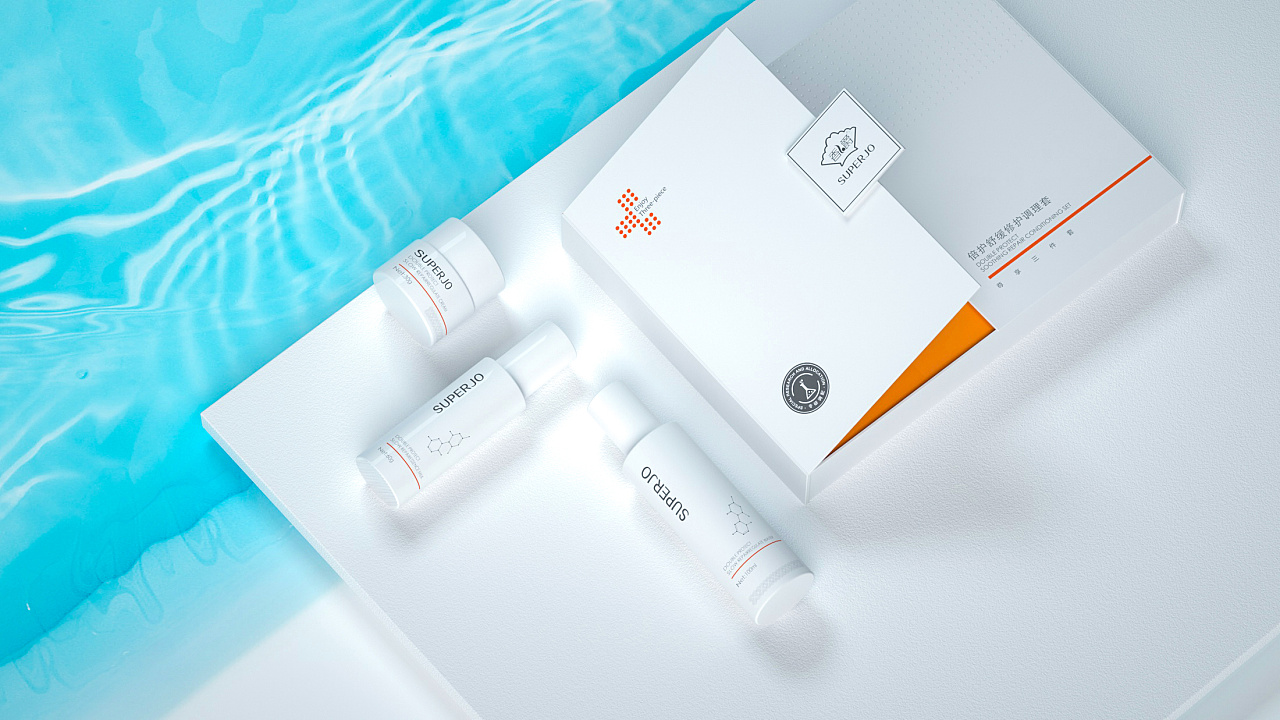 医美风格包装套盒设计