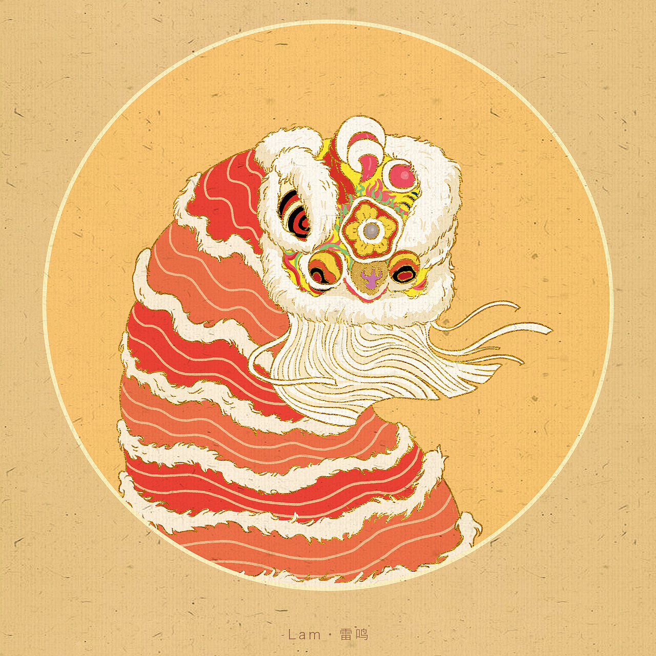 牛年大吉（图ZMjQyMzc5NzUy） - 商业插画 - 站酷设计师Lam雷鸣原创素材 - 站酷ZCOOL