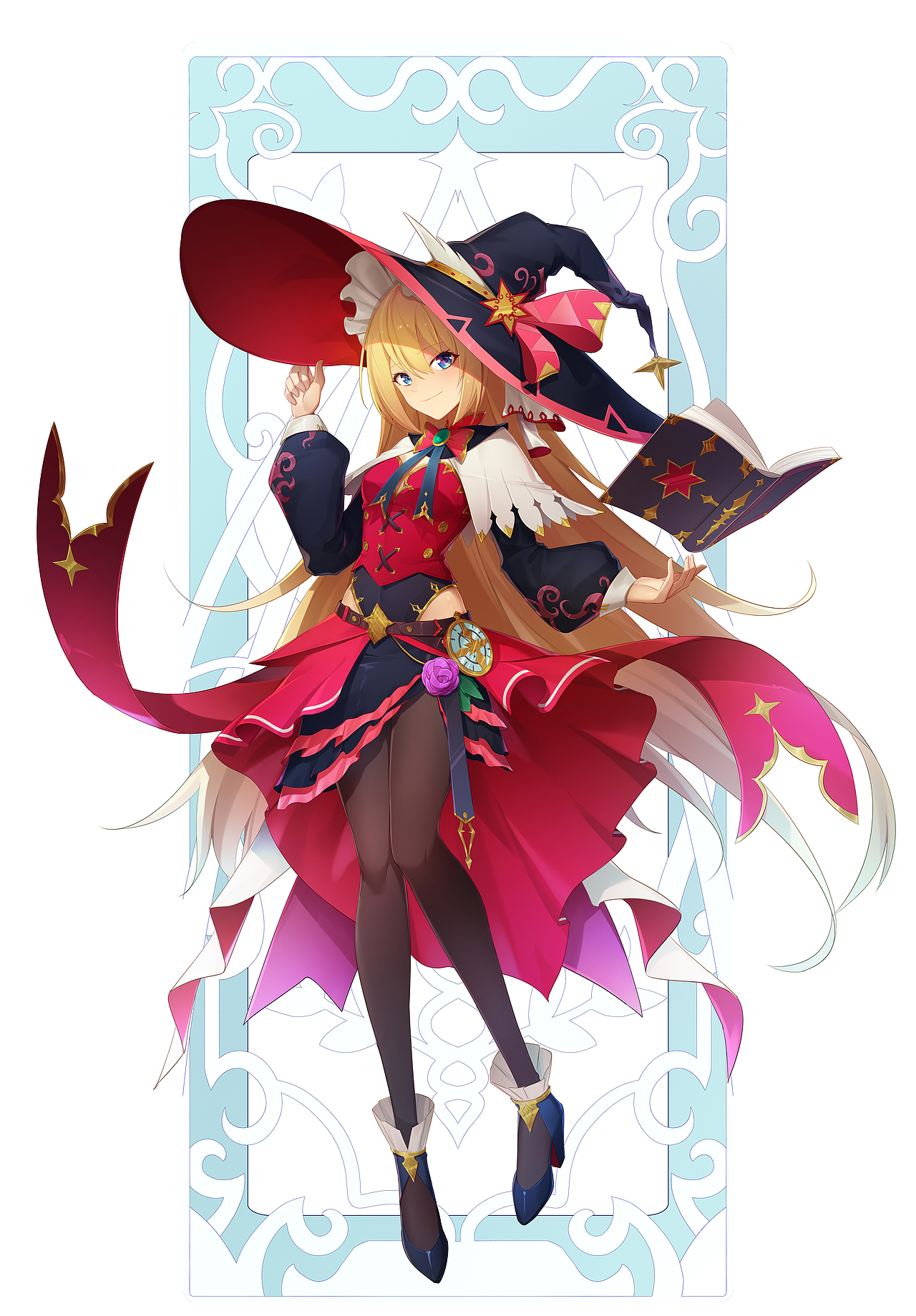 mirai2021无题人设梅与鹤华尔兹优菈蓝毒标签卡牌立绘作品信息创作