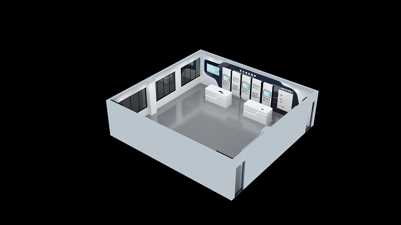 科技展厅 企业展厅 3d 设计