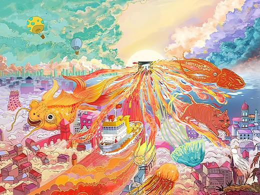 夢幻π（個人主頁-ZNDkzMjc5MTY=） - 海報 - 站酷設計師一條鰷原創(chuàng)素材 - 站酷ZCOOL