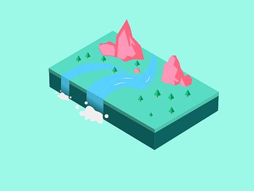 3D悬浮森林