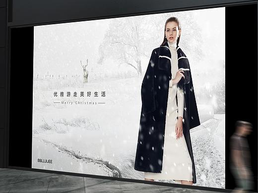 服装品牌喷绘海报