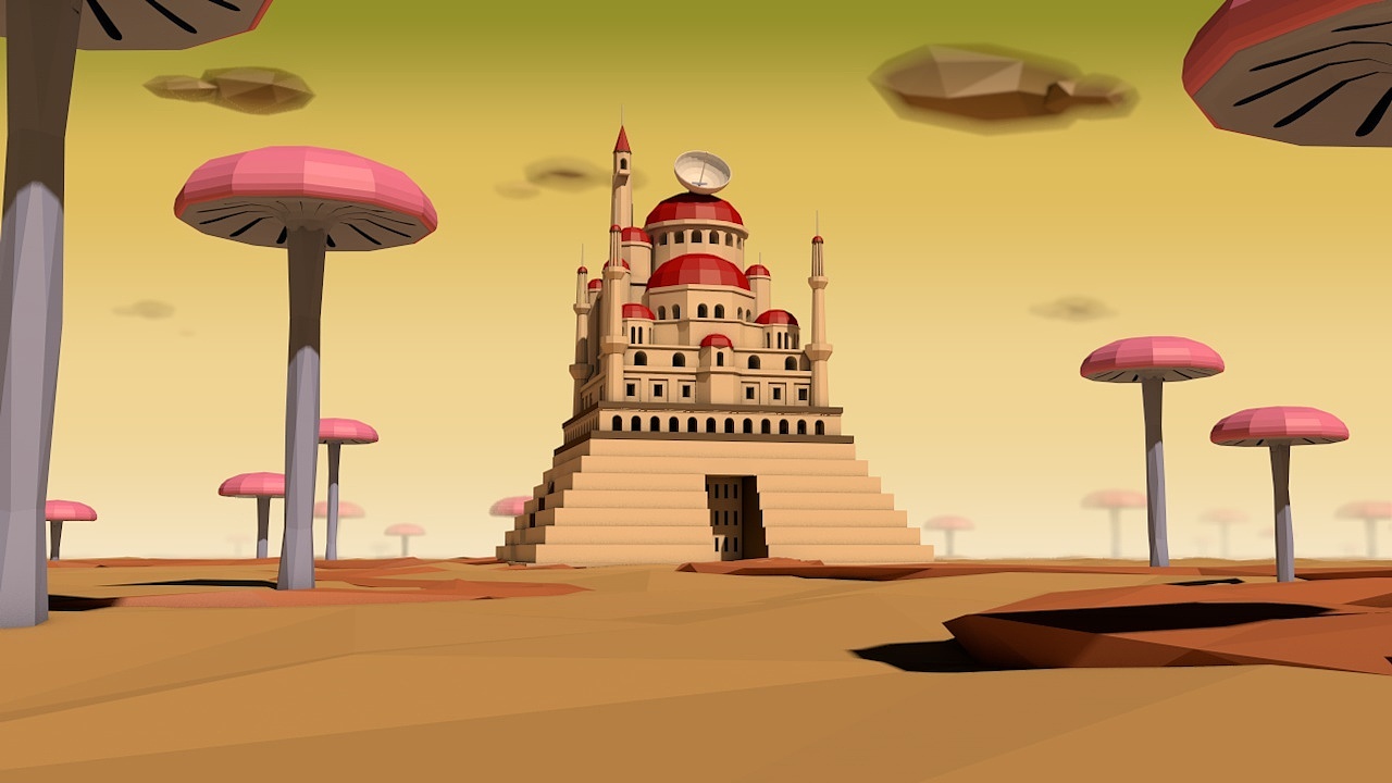 low poly 七龙珠场景2 第一部（图ZNDA0MTQxOTY=） - 场景 - 站酷设计师awei2015原创素材 - 站酷ZCOOL