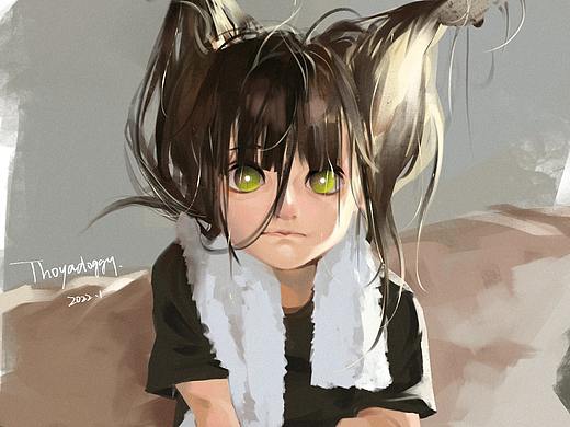 CAT girl!（个人主页-ZNTc0NDQ3MTI=） - 创作习作 - 站酷设计师ThoyaDoggy原创素材 - 站酷ZCOOL