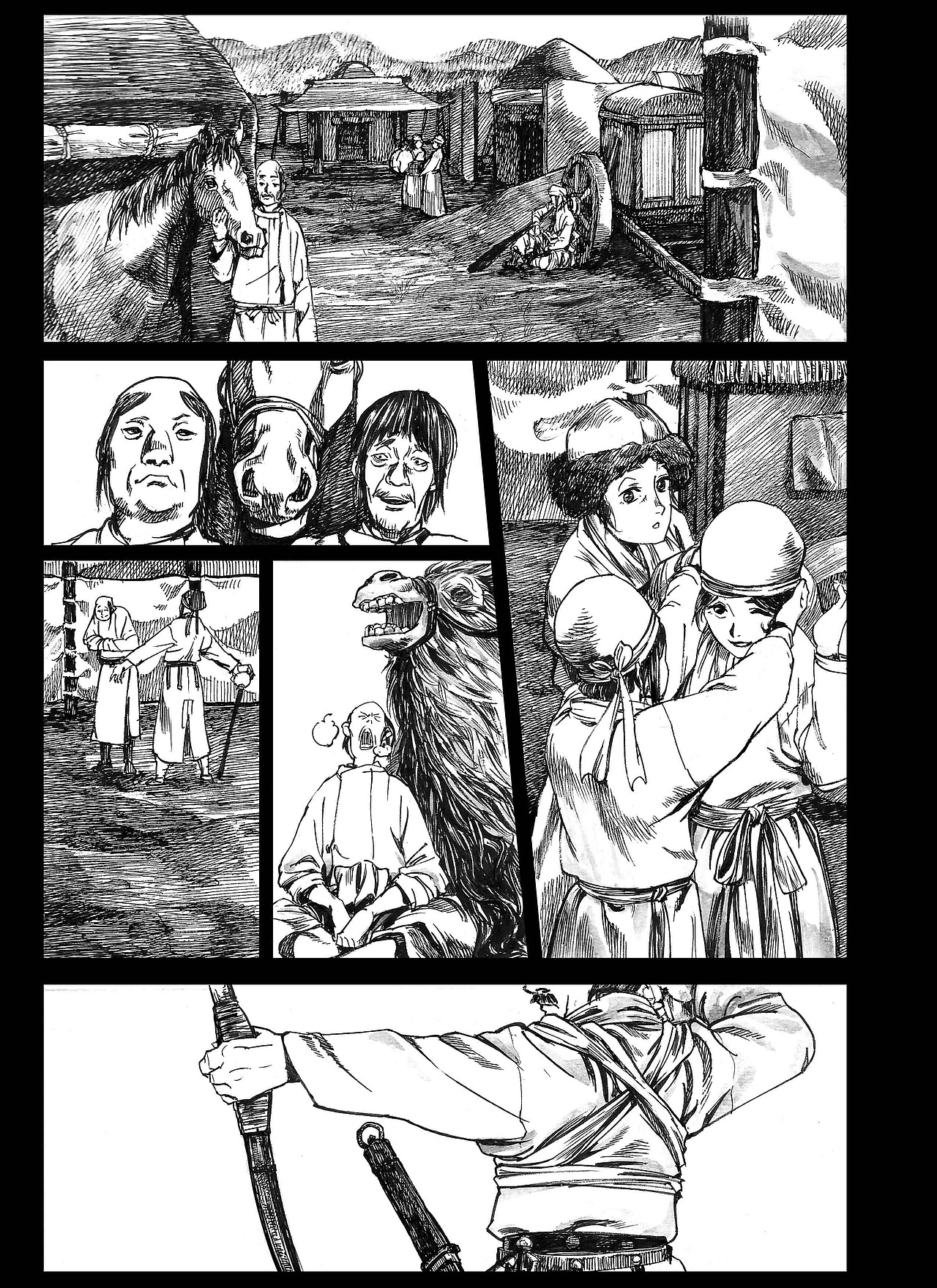 宋辽时期题材漫画（图ZMTI5MDQ4NzYw） - 短篇/格漫 - 站酷设计师洸景原创素材 - 站酷ZCOOL