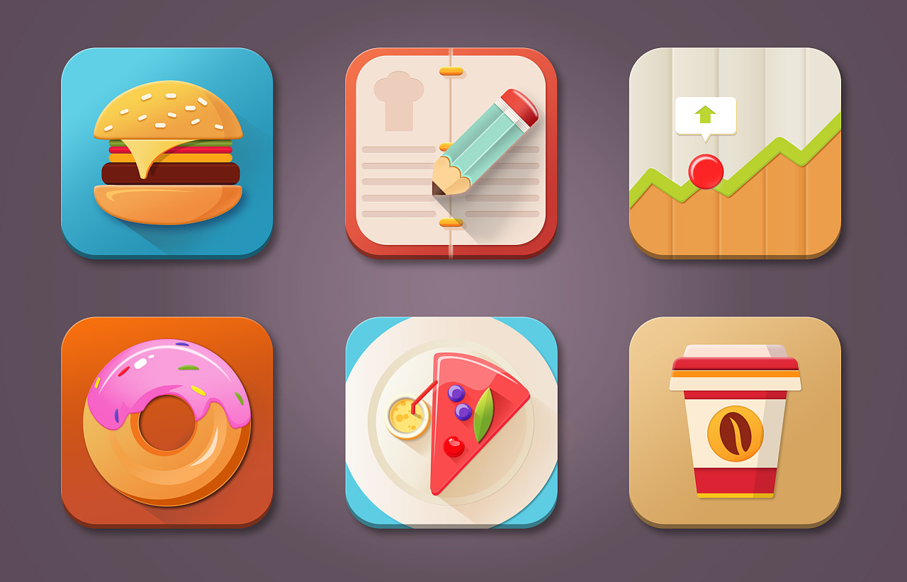 12个icon图标临摹!