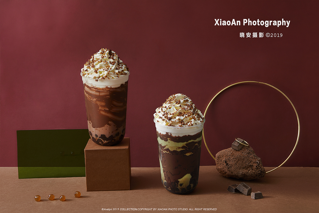 莫兰迪艺术材料 X 茶饮摄影