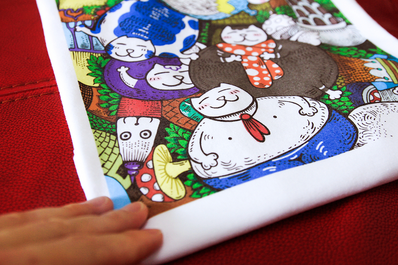 原创2014年夏季第一批小画T恤