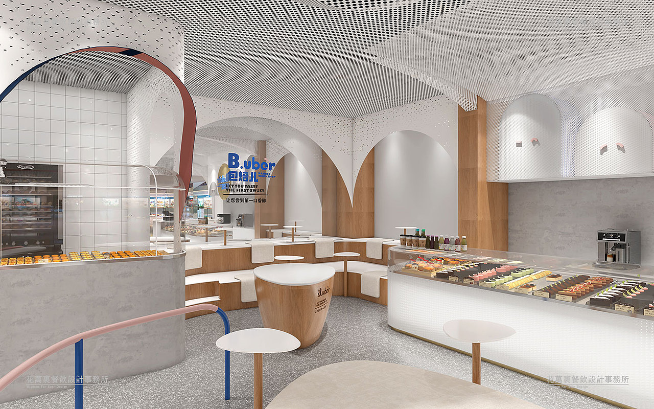 深圳·包焙儿面包餐饮设计案例赏析-花万里