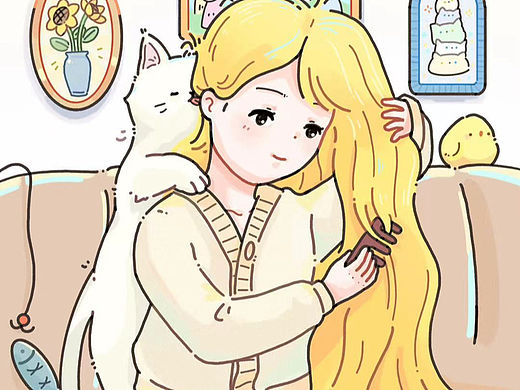 猫咪与女孩