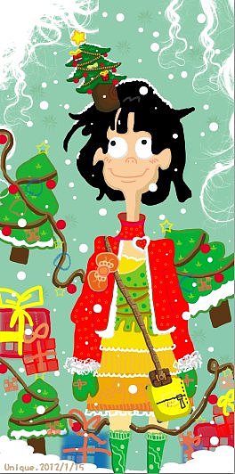 merry christmas dear friends（图ZNTI3NzE3Mg==） - 创作习作 - 站酷设计师李芳琪原创素材 - 站酷ZCOOL