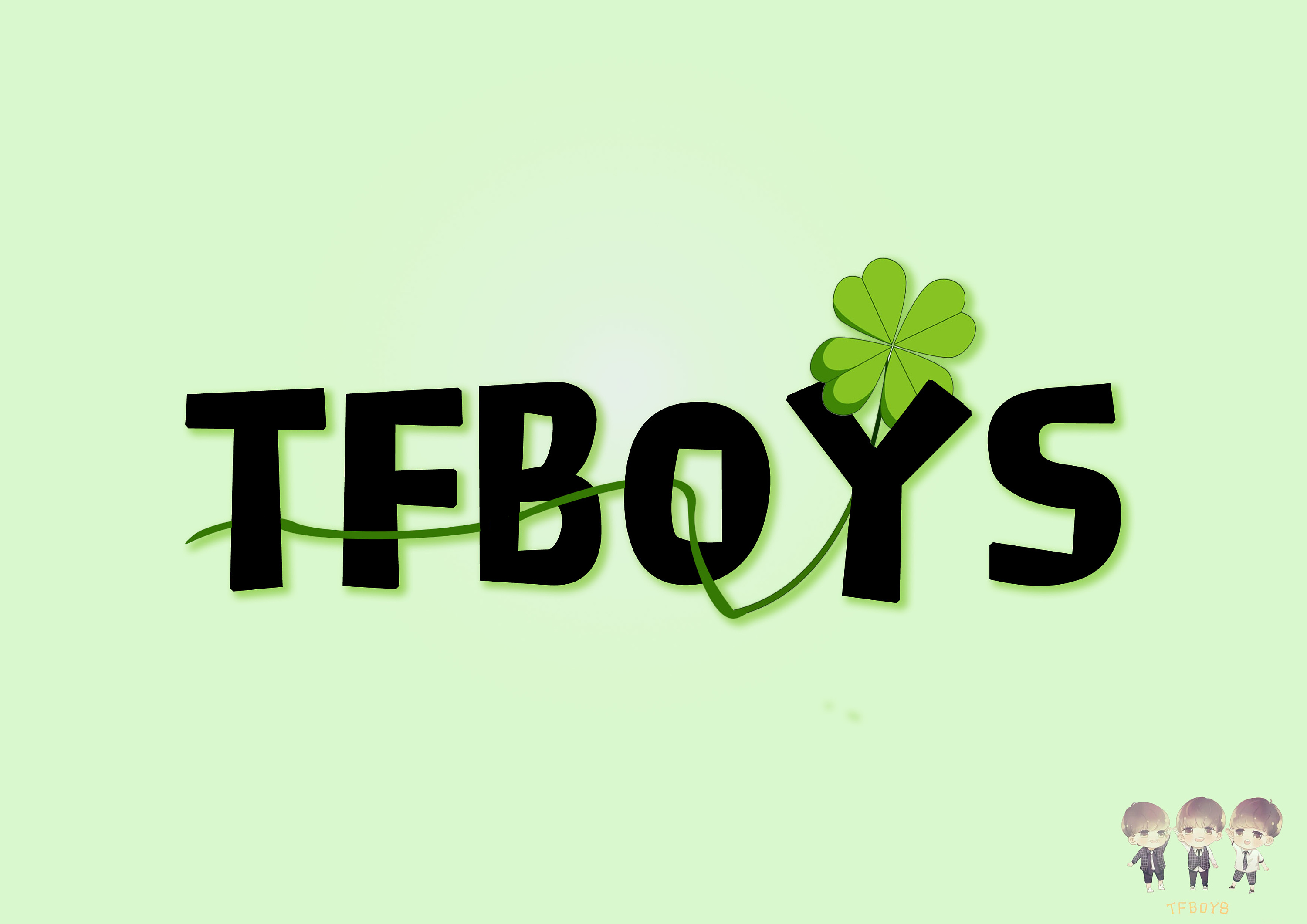 tfboys字体设计