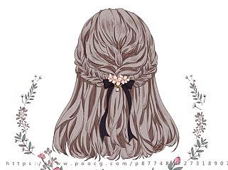 發(fā)型插畫（個人主頁-ZMzA4MzA3MzY=） - 創(chuàng)作習(xí)作 - 站酷設(shè)計(jì)師一口一個小甜餅原創(chuàng)素材 - 站酷ZCOOL