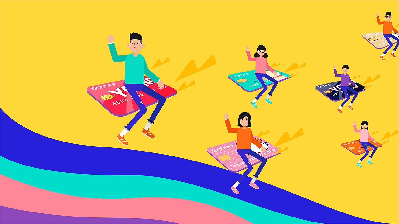 招商银行信用卡 校园卡 科普动画（图ZMTE4NzEzNzU2） - 动画片 - 站酷设计师AOSG原创素材 - 站酷ZCOOL