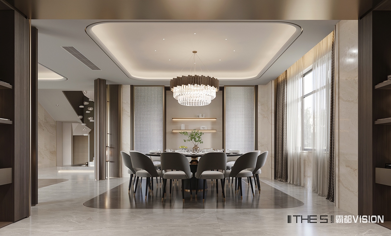 现代轻奢别墅（图ZMjYwNTQzOTg4） - 家装设计 - 站酷设计师霸都THES原创素材 - 站酷ZCOOL