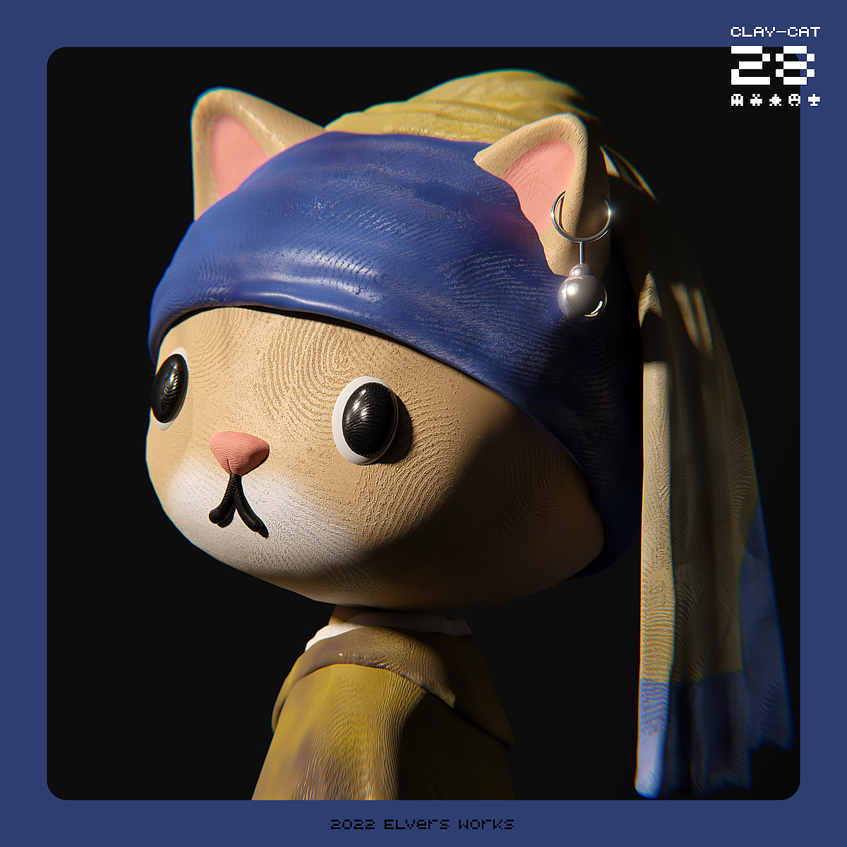 ClayCat 黏喵喵 [03] & [Happy New Year]（图ZMzI2ODA0MzE2） - 人物/生物 - 站酷设计师Aaron_Elver原创素材 - 站酷ZCOOL