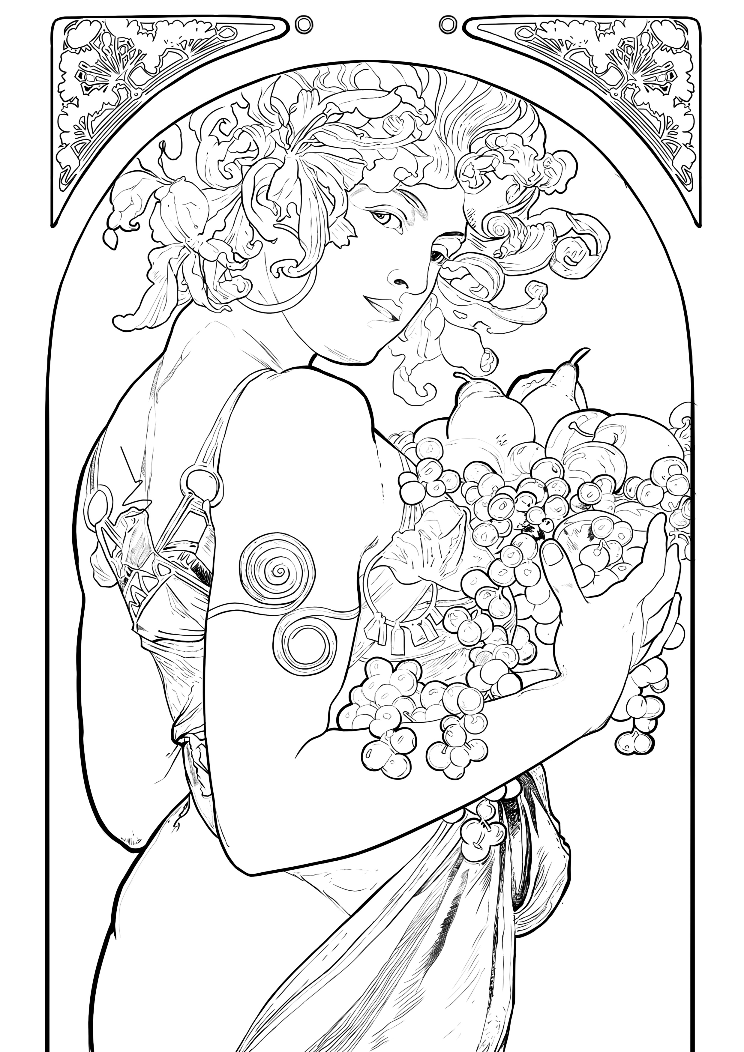 致敬系列——致敬我喜欢的穆夏