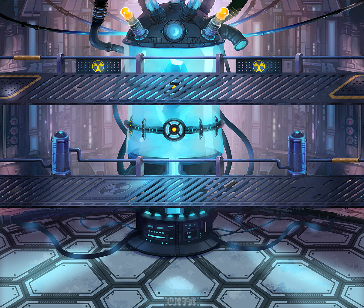 横版场景（图ZNTQ3NDMzNDA=） - 游戏原画 - 站酷设计师磨西原创素材 - 站酷ZCOOL