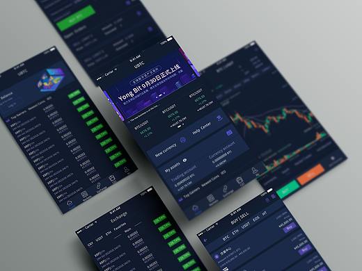区块链 UI APP页面