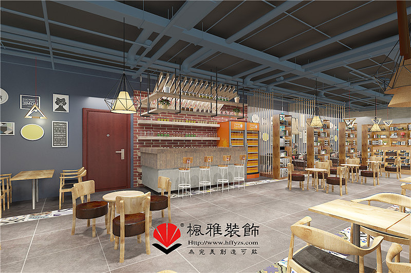 合肥书吧装修效果图（图ZMTcyOTA1MDcy） - 家装设计 - 站酷设计师Tel17718194593原创素材 - 站酷ZCOOL