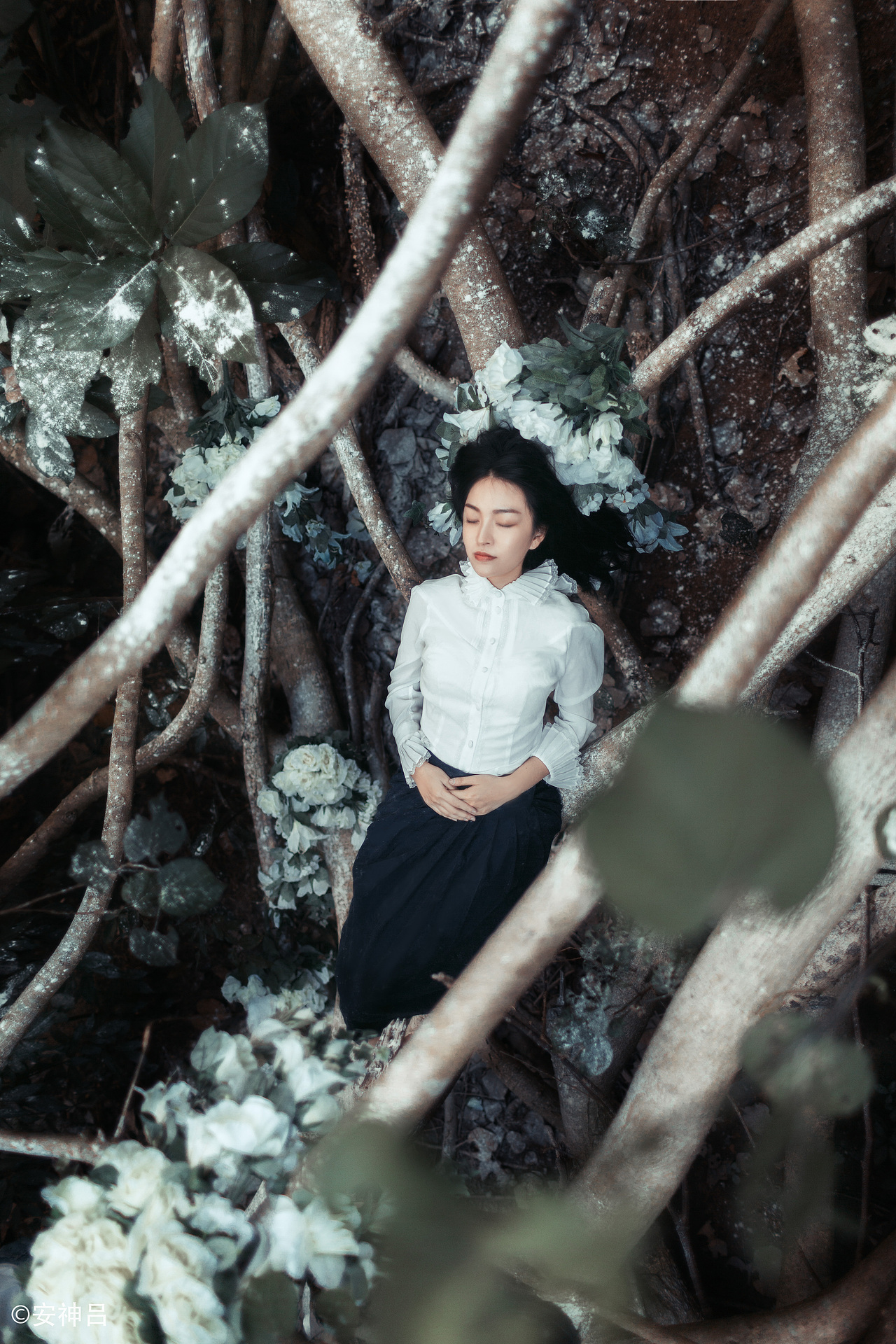 蓝色记忆（图ZNzEwMDgyODQ=） - 人像摄影 - 站酷设计师安神吕原创素材 - 站酷ZCOOL