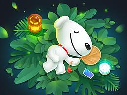 “末伏”节气插画小教程