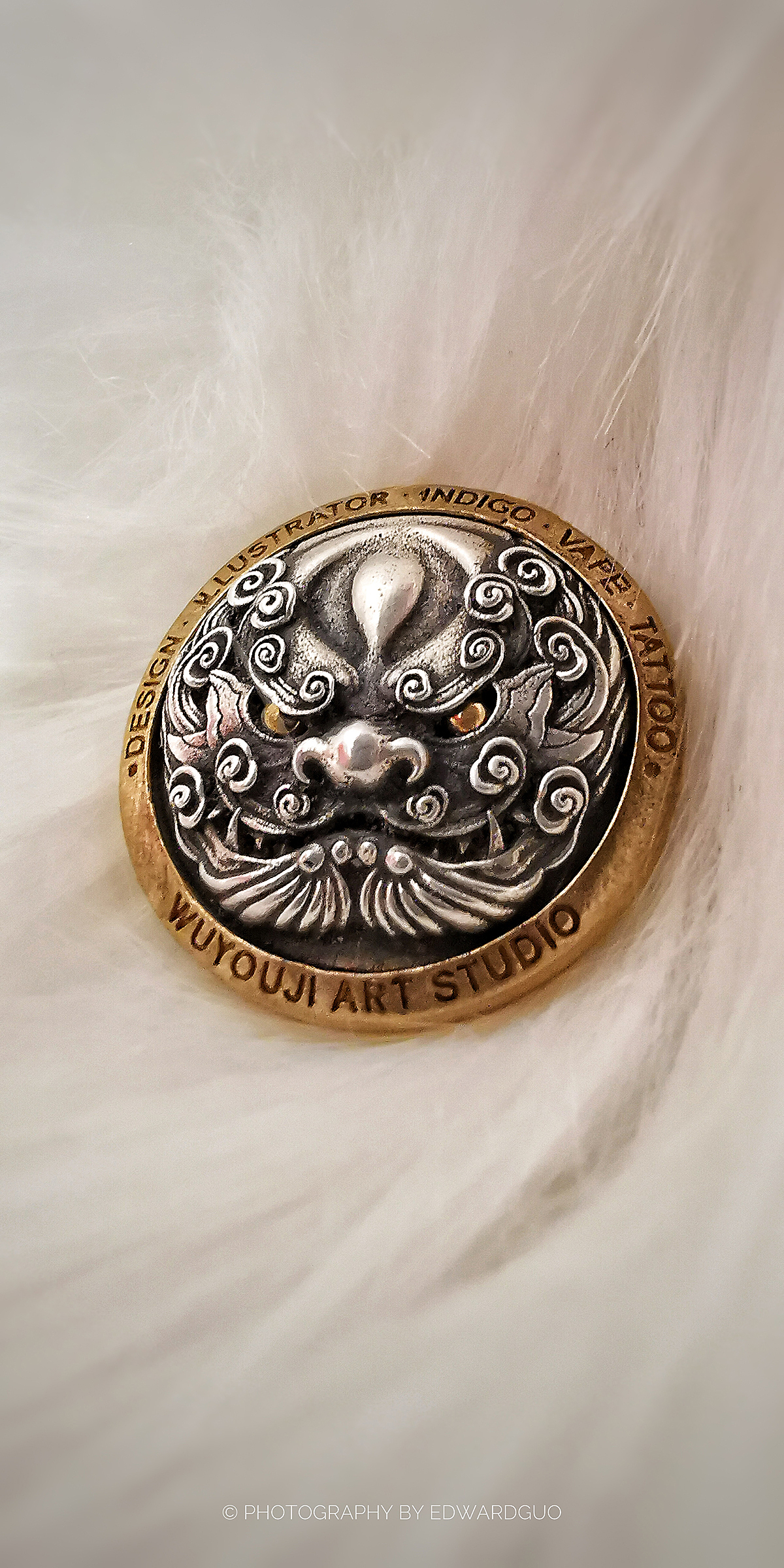 無有記“雄性審美”之唐狮正脸银扣A款（图ZMTc4NDYwOTA0） - 图案 - 站酷设计师無有記原创素材 - 站酷ZCOOL