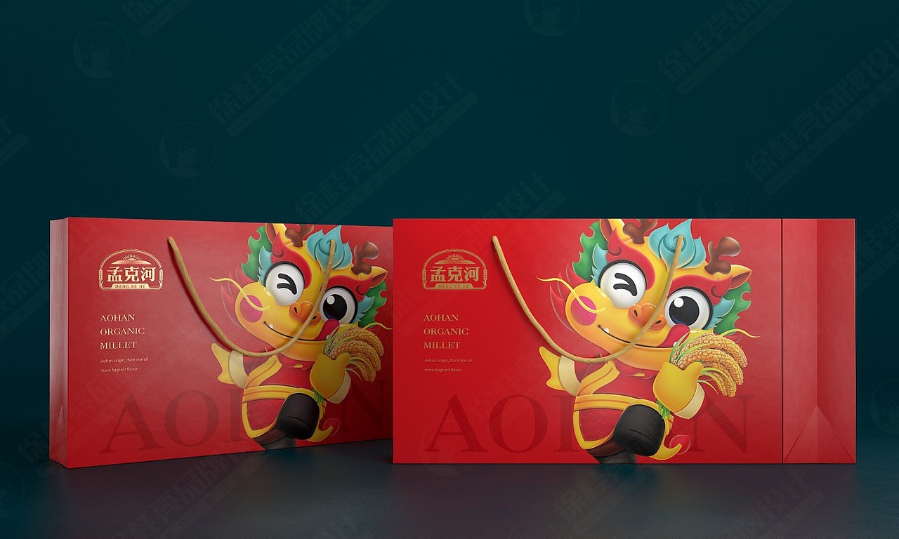 孟克河敖汉小米——徐桂亮品牌设计!