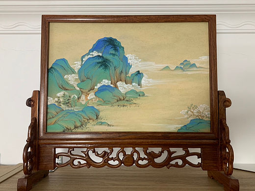 青绿插屏