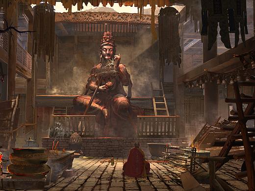 废弃寺庙