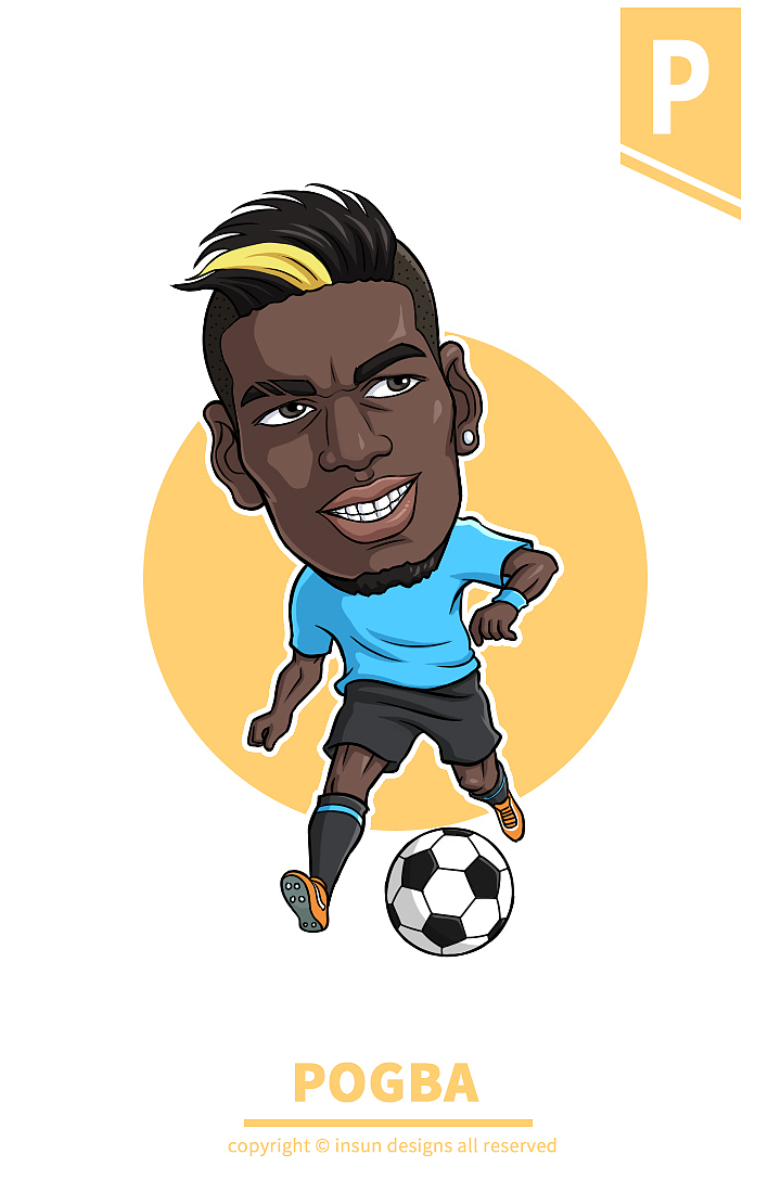 球星Q卡通版形象（图ZMjMxMzQ3NDIw） - 创作习作 - 站酷设计师huganjie原创素材 - 站酷ZCOOL