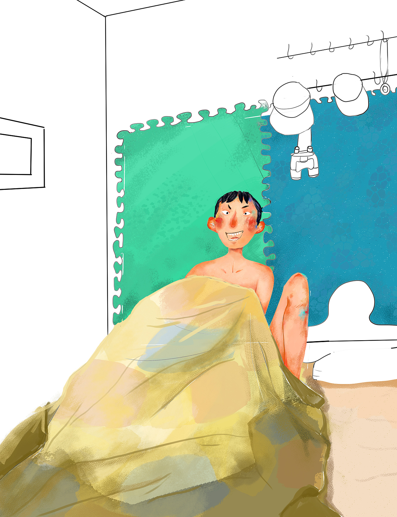 发一组小画练习（图ZMTQ5OTI4ODE2） - 艺术插画 - 站酷设计师Astrobunny原创素材 - 站酷ZCOOL