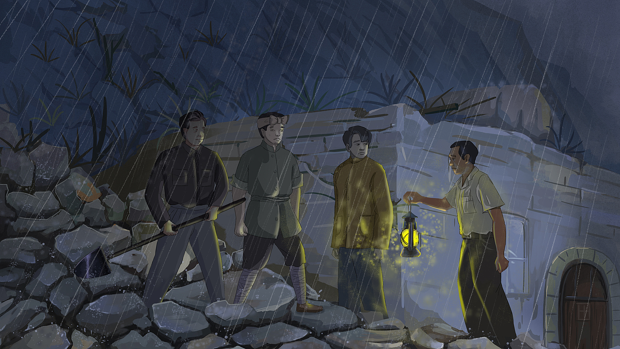 红色题材动画片场景图（图ZMjQ2MDA2NTYw） - 动画片 - 站酷设计师童书绘本出版原创素材 - 站酷ZCOOL