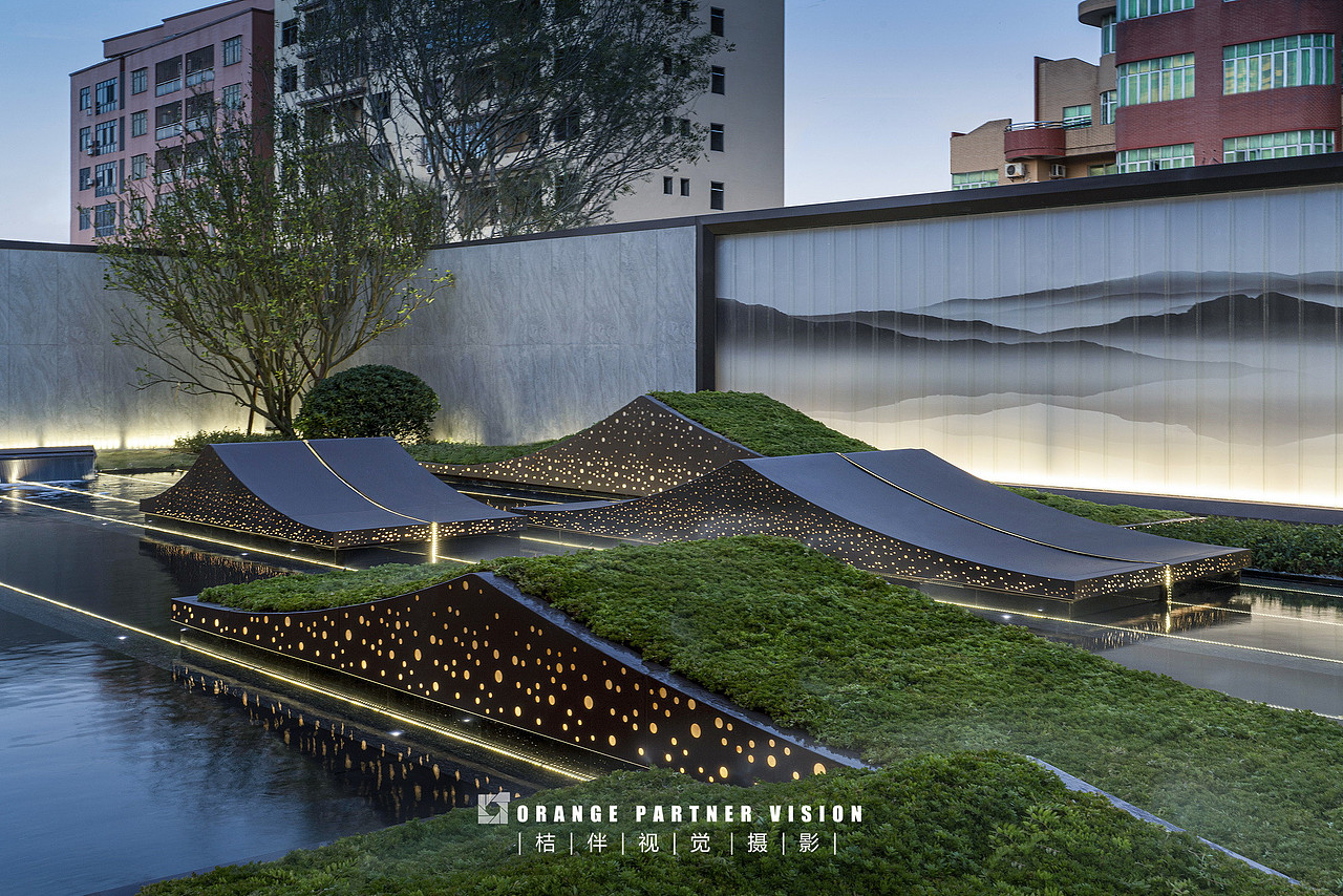 景观摄影：晋江中骏 · 东璟府示范区/桔伴视觉（图ZMjQ4Mjc3MjI4） - 环境/建筑摄影 - 站酷设计师桔伴视觉左斯洋原创素材 - 站酷ZCOOL