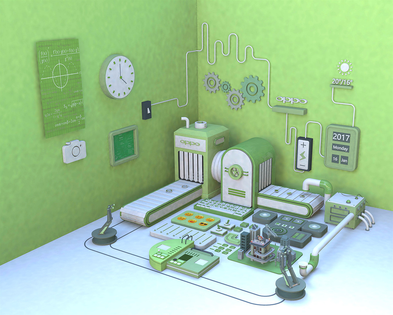 C4D作品（图ZMTQ5NDQ2NDIw） - 其他三维 - 站酷设计师小雨点点点儿原创素材 - 站酷ZCOOL