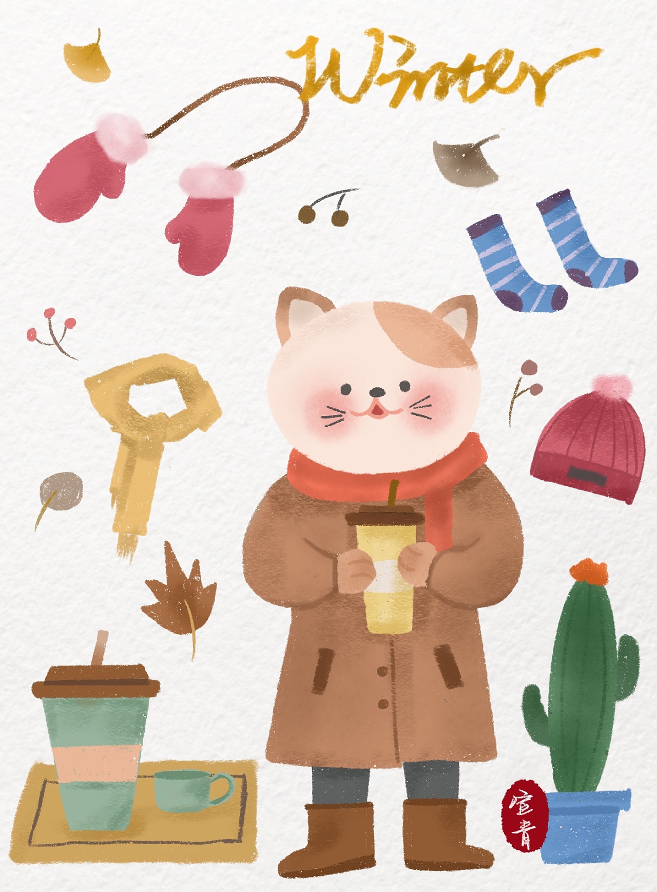 猫先生系列插画