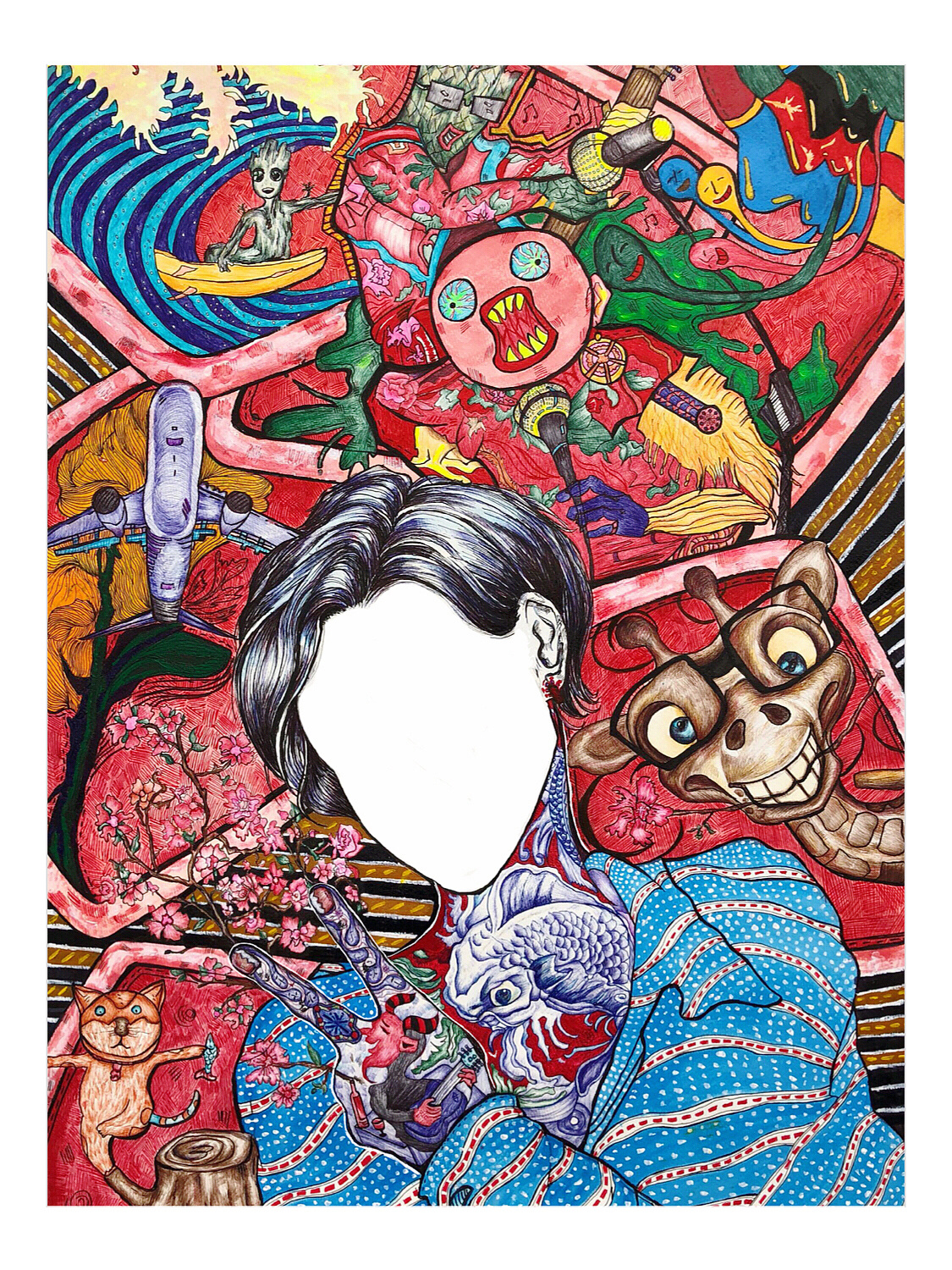 毕业设计作品《emotion》系列插画设计研究