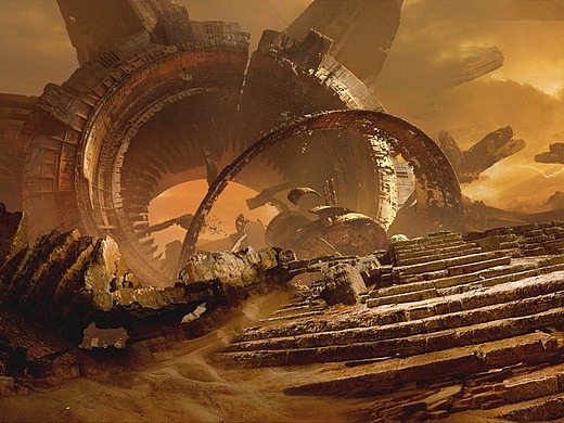 复联3泰坦星战场1/6场景制作完成