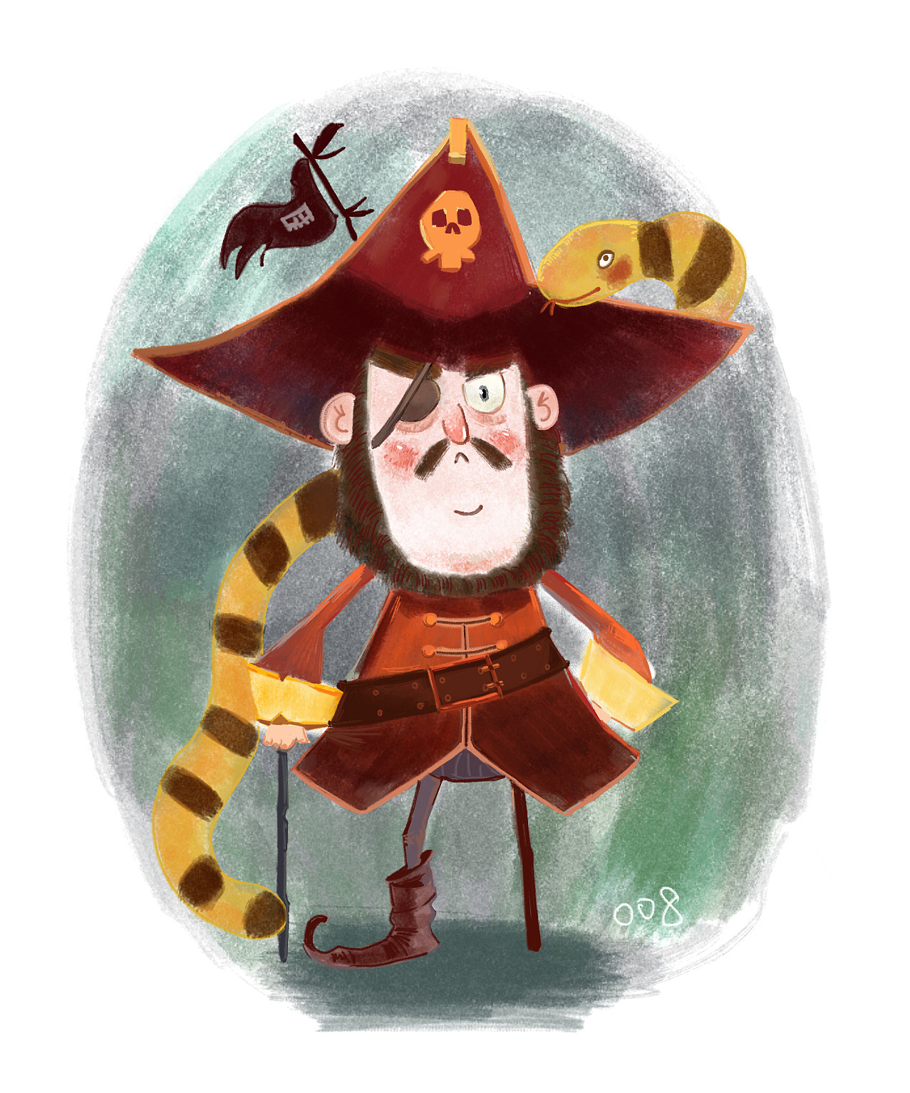 海盗|插画|儿童插画|雪球球7 - 原创作品 - 站酷 (zcool)