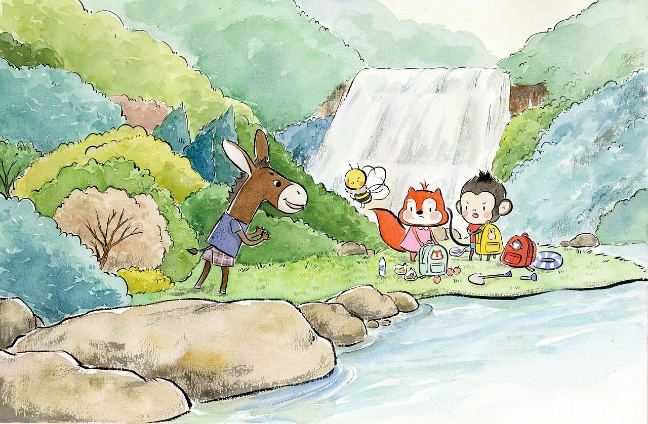 兒童繪本《不怕壓力的班長》（節(jié)選）（圖ZMjg1NjQ0NTA0） - 繪本 - 站酷設(shè)計師Giam_原創(chuàng)素材 - 站酷ZCOOL