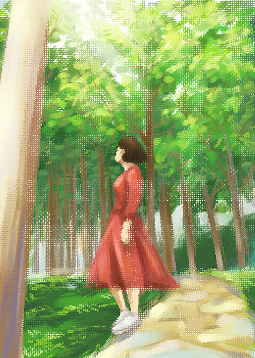 青春~（图ZMjc1MDMzMDQ=） - 创作习作 - 站酷设计师田较瘦_原创素材 - 站酷ZCOOL