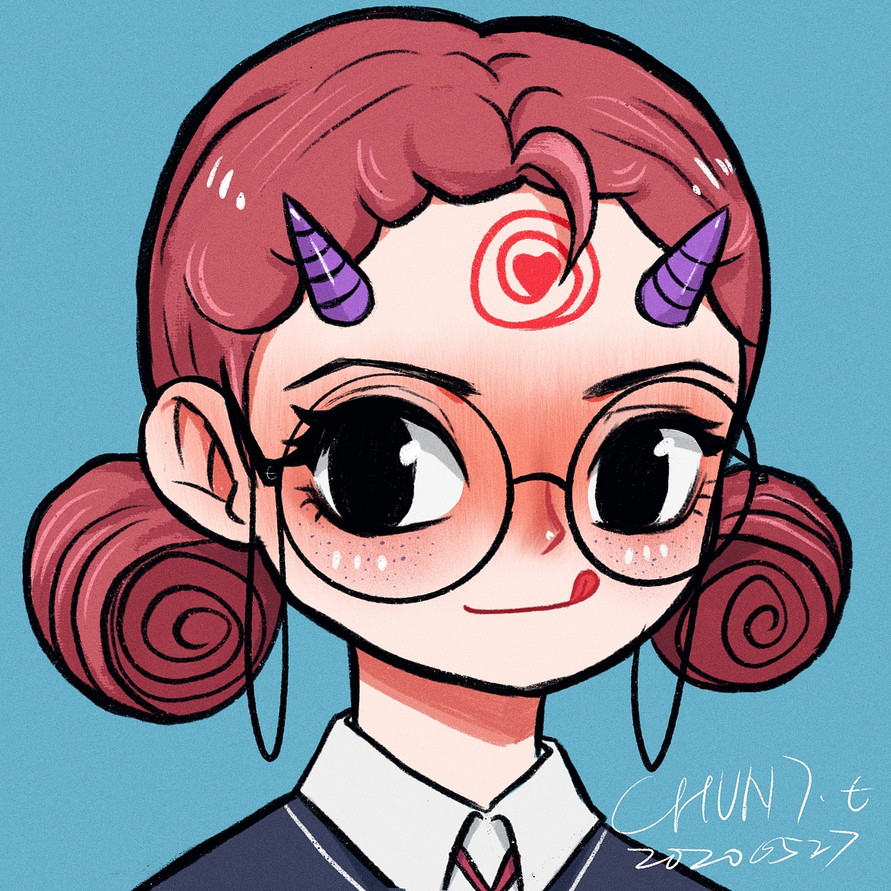 一波大头|插画|创作习作|chun7777777_原创作品-站酷zcool