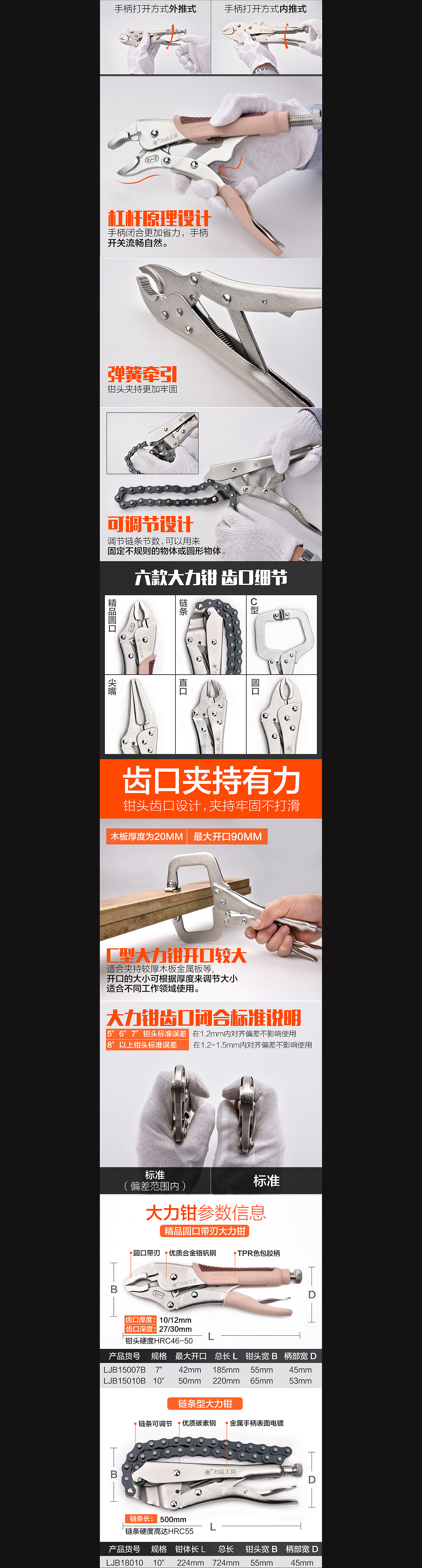 大力钳手机端详情页（图ZNzAzNTAyMjQ=） - 电商 - 站酷设计师江哥电商设计原创素材 - 站酷ZCOOL