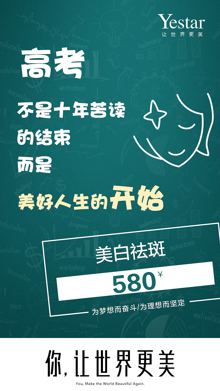 医美高考单项目宣传（图ZMTY1Nzk3NzMy） - 宣传物料 - 站酷设计师柳下的路原创素材 - 站酷ZCOOL