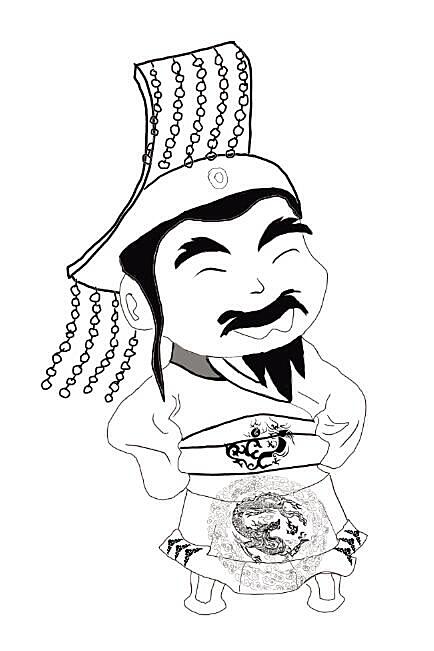 历史插画秦朝系列