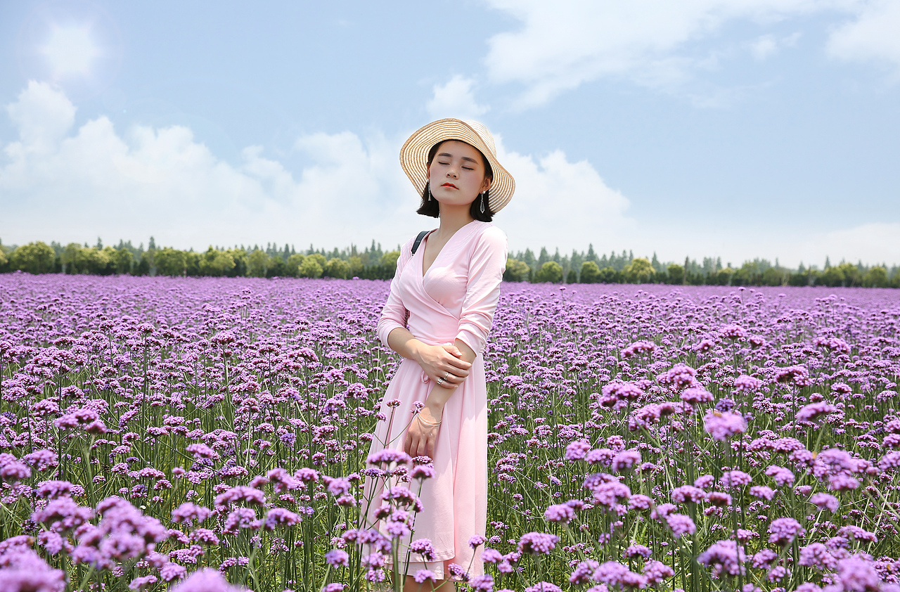 盛夏美丽郊外美景/美女模特/服装拍摄/外景（图ZNTE2MzIxMjQ=） - 人像摄影 - 站酷设计师粉色雪7320原创素材 - 站酷ZCOOL