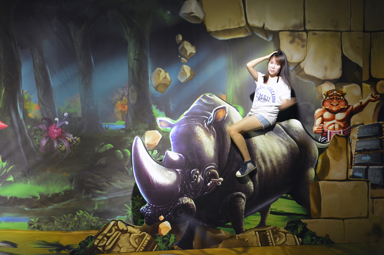 3d地贴,3d地画,3d立体画,3d墙画,3d魔幻展馆